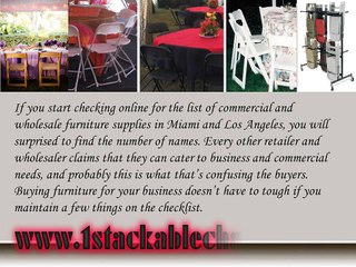 Quality Furniture Deals - What To Know Before Placing Commercial Orders