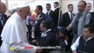 Pope Francis Caught on Camera Performing Strange Exorcism to Man in Wheel Chair