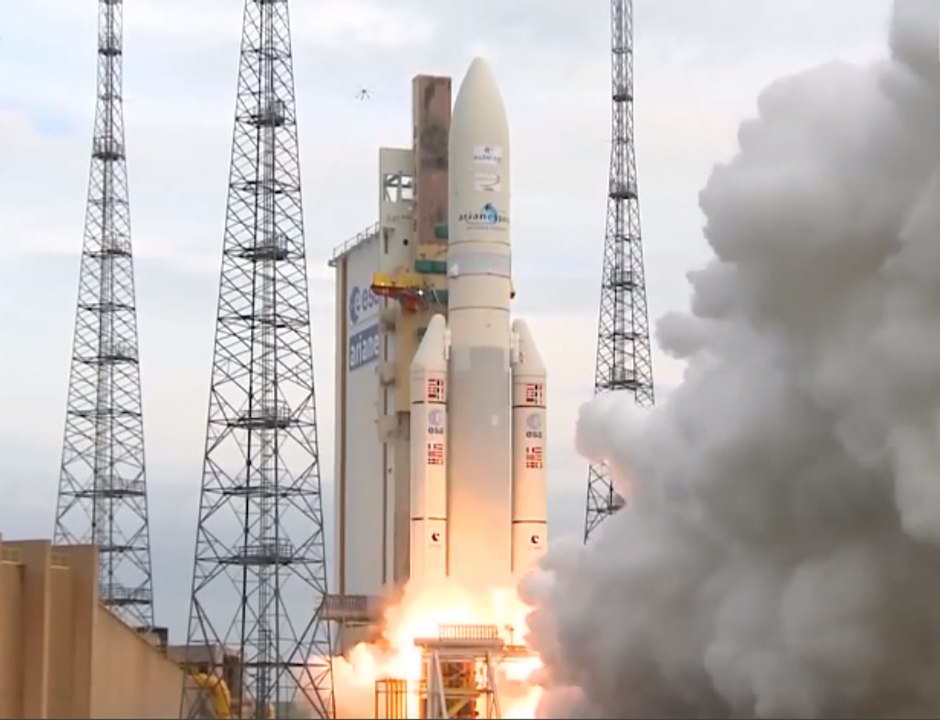 67e décollage réussi pour la fusée Ariane 5 - Vidéo Dailymotion