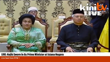 Descargar video: Najib sworn in as Prime Minister at Istana Negara