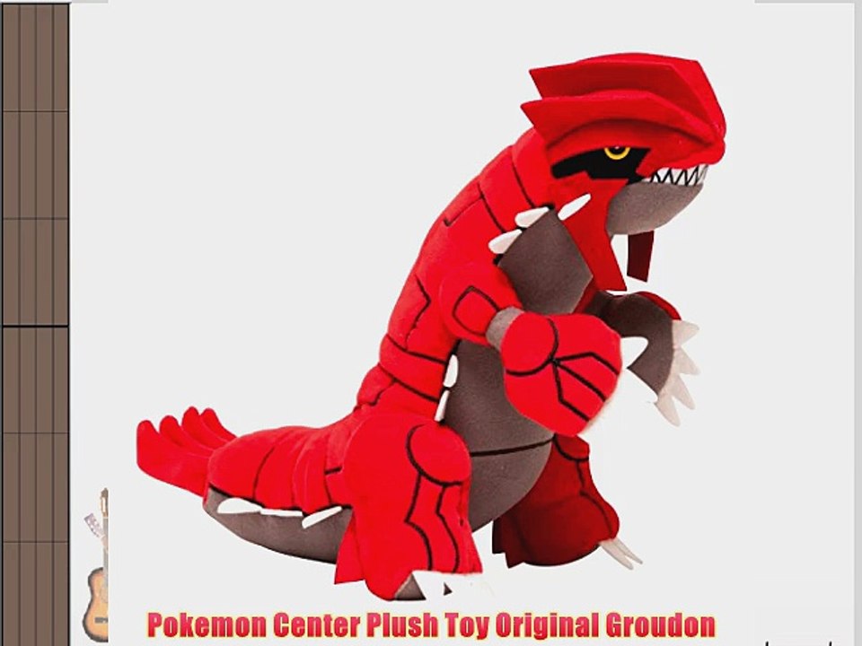 Pokemon Center Plush Toy Original Groudon