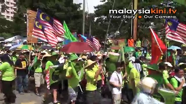 20,000 aktivis Himpunan Hijau hampiri Dataran