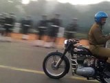 Republic Day Rehearsals - motorcycle stunts