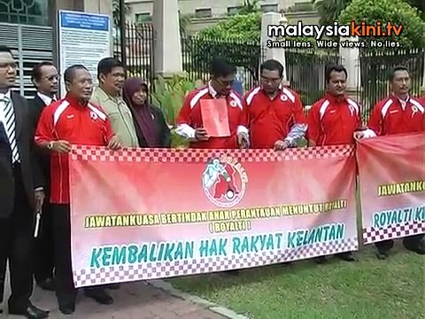 Memo demanding oil royalty as promised