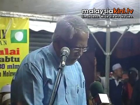 Mahfuz at a PAS Bersih 2.0