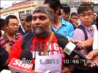 May Day: Arutchelvan is arrested