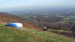 Paragliding off the Malvern Hills to Castle Morton Common