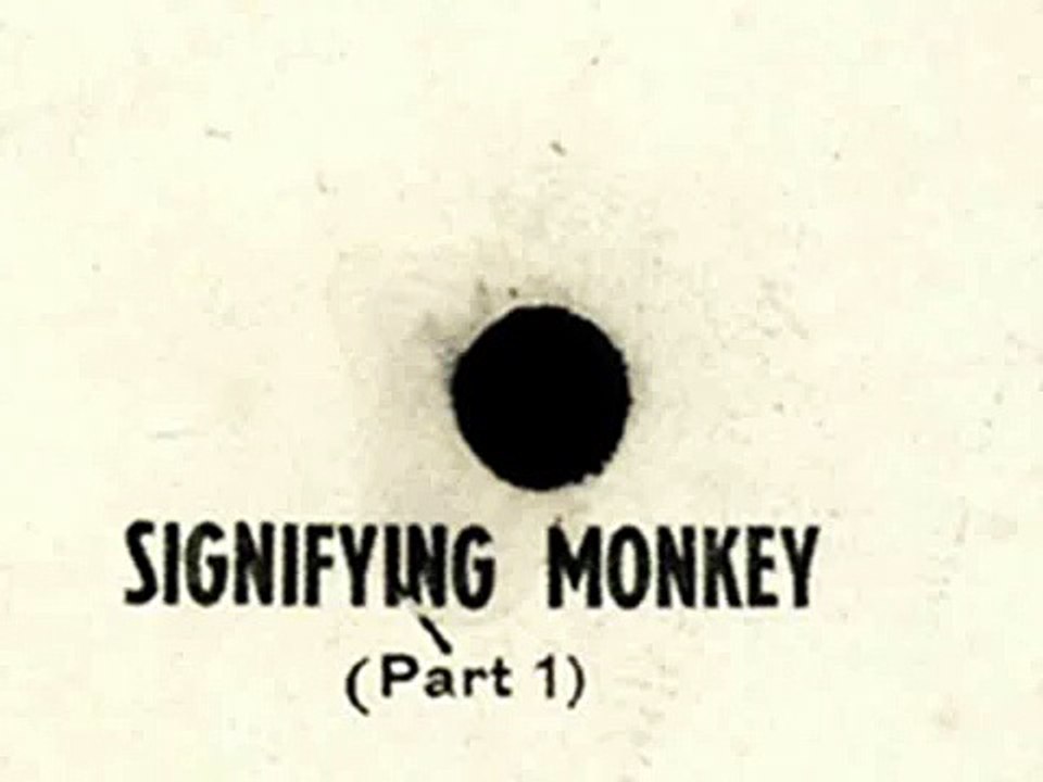 "Signifying Monkey" Pre-Dolemite Toast (Not Rudy Ray Moore)