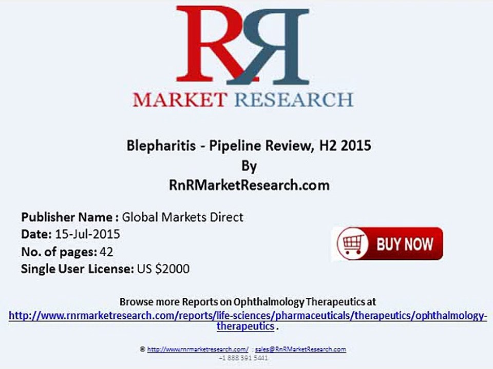 Blepharitis Pipeline Review and Overview H2 2015
