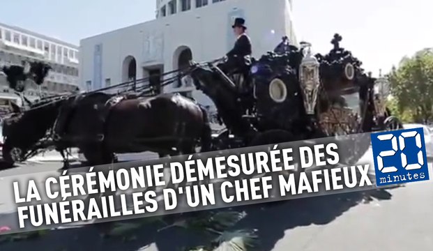 Hélicoptère et carrosse : La cérémonie démesurée des funérailles d'un chef mafieux