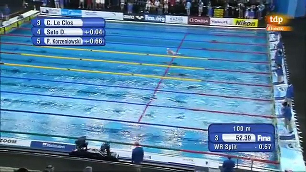 Chad le Clos wins 200M BUTTERFLY - Doha 2014 (HD)