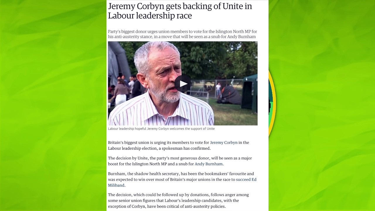 Corbyn Mania | Potential Issues Affecting the Leadership of Jeremy Corbin