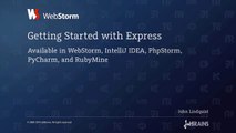 WebStorm - Getting Started with Express