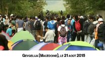 Macédoine : des heurts entre migrants et policiers à la frontière grecque font cinq blessés légers