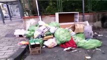 Pagani (SA) - Raccolta rifiuti, terminato lo sciopero dei lavoratori del Cub (20.08.15)