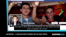 Facebook : 3 adolescentes piégées par un faux profil