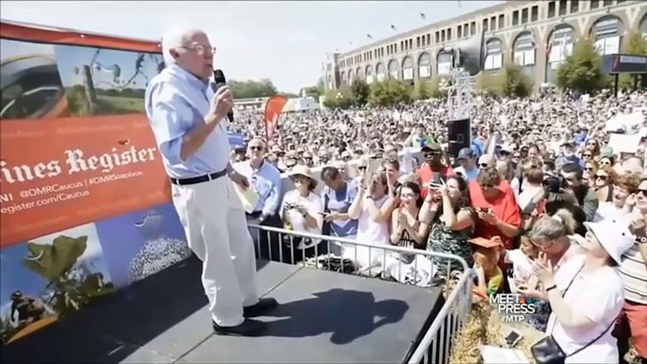 NBC Meet the Press' Chuck Todd taking Bernie Sanders seriously now