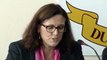 Lampedusa, intervento di Malmström in conferenza stampa