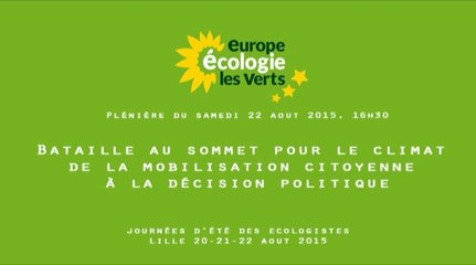 Bataille au sommet pour le climat: de la mobilisation citoyenne à la décision politique