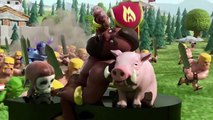 Clash Of Clans Hog Rider Game Full! - Funny Clash Of Clans Game Animation