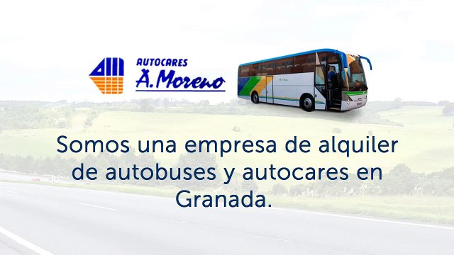 Autocares Moreno - Alquiler de autobuses para bodas - Alquiler microbus Granada