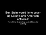 Ben Stein admits to being a lying America-hater!