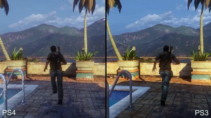 Uncharted 2 Warzone PS4 vs PS3 Graphics Comparison