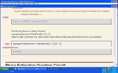 Shor's Algorithm in Mathematica