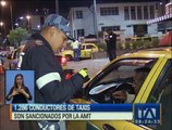 1.286 conductores de taxis  fueron sancionados por la AMT