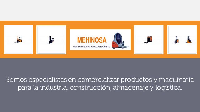 Mehinosa - Alquiler de plataformas elevadoras - Venta de carretillas elevadoras