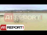 Del nga shtrati lumi Ishëm në Krujë përmbyten 400 ha tokë e 40 banesa