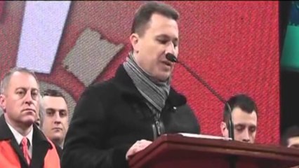 Maqedoni, Gruevski nga Kërçova kërcënon shqiptarët
