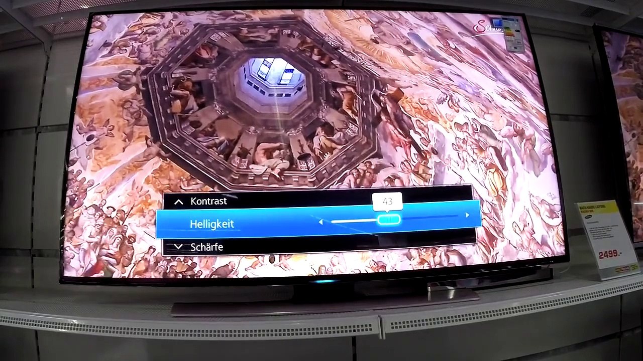 Optimale Bildeinstellung für Samsung UHD TV UE55HU8590