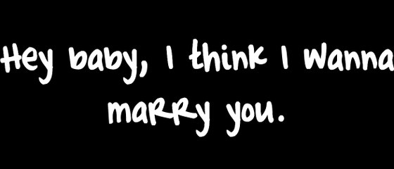 Marry You - Bruno Mars Lyrics