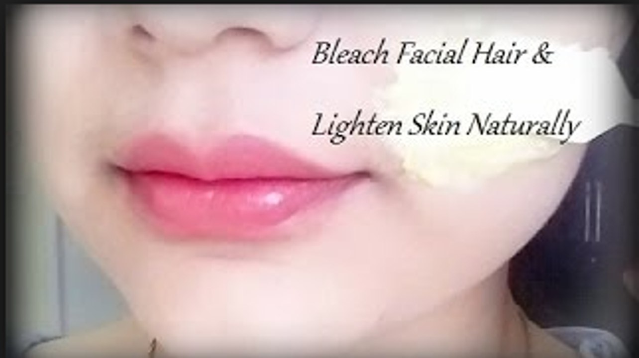Miracle Remedy to Bleach Facial Hair and Whiten Skin video Dailymotion