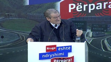 Download Video: Kryeministri Sali Berisha inaguron rrugën Fier-Komuna Ruzhdie