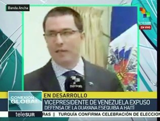 Arreaza: Le explicamos a Haití la necesidad de dialogar con Guyana
