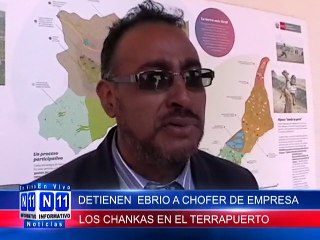 N11 Informativo DERTIENEN EBRIO A CHOFERES DE LA EMPRESA LOS CHANKAS QUE SE DISPONIA A PARTIR DEL TERRAPUERTO