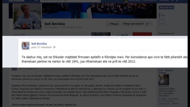 Berisha ironizon marrëveshjen PS-LSI: Nënshkruan epitafin Rilindjes