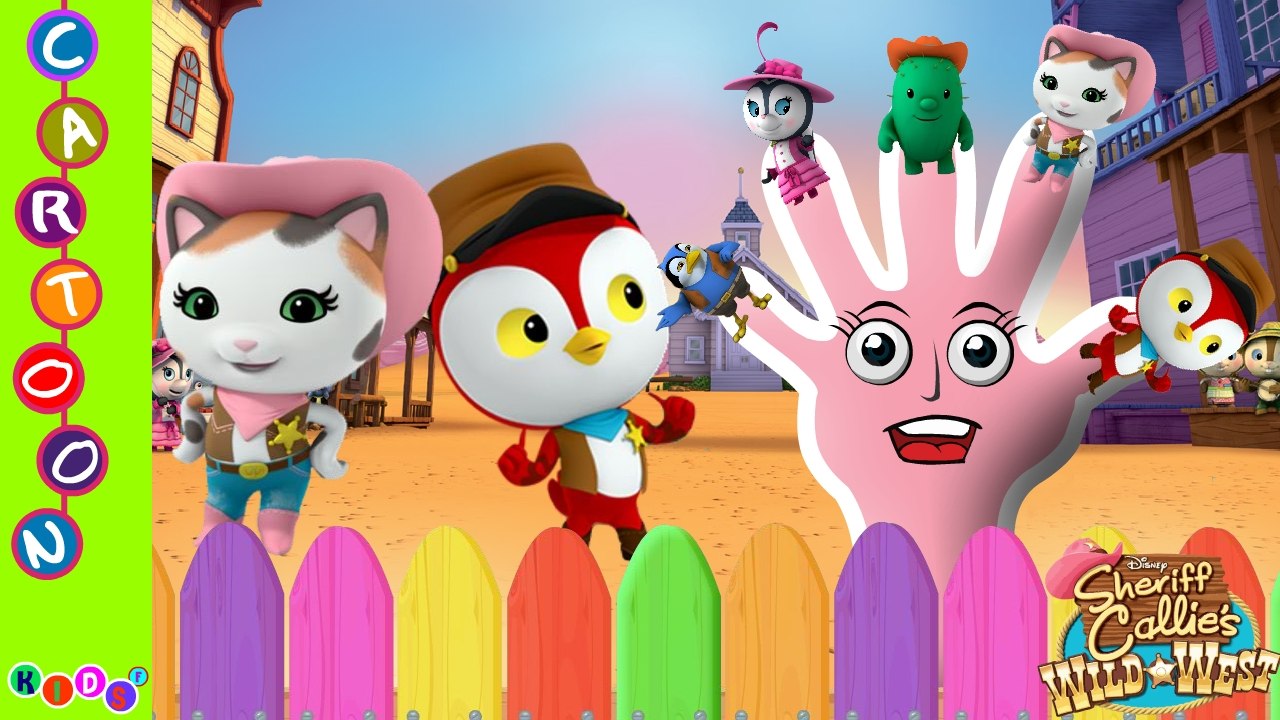 Sheriff Callie's Wild West Finger Family Nursery Rhymes By KidsF