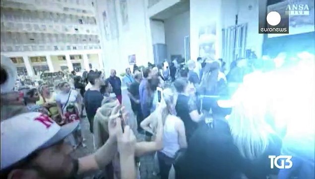 İtalyan mafya babasına film gibi cenaze töreni