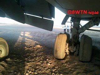 هبوط طائرة سعودية إضطراري في الصحراء Q8WTN.COM