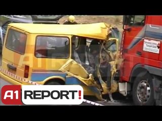 Elbasan, përplaset një maune dhe një furgon, 4 të vdekur