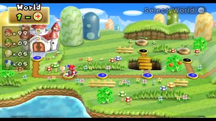 Milestone Celebration: New Super Mario Bros. Wii 4 Player Party Playthrough Part 1