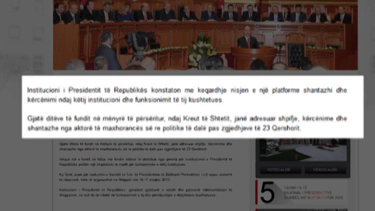 Fondi shtesë për Presidencën: Mazhoranca e re, shantazh dhe kërcënime ndaj Kreut të Shtetit