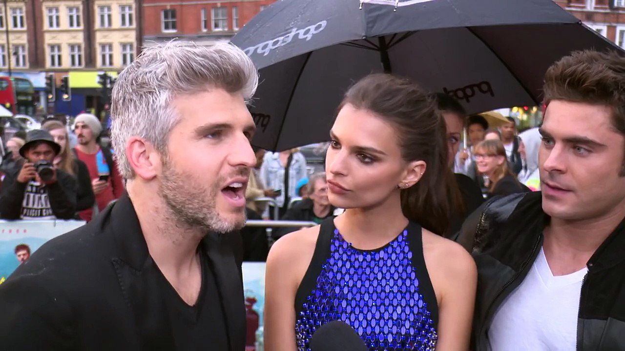 We Are Your Friends Premiere Interviews  Zac Efron, Emily Ratajkowski, Max Joseph