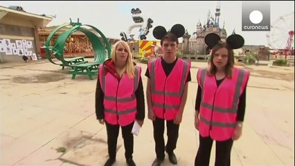 Banksy’s “Dismaland”: Behind the scenes of artist’s creepy theme park project