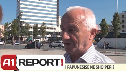 VOX REPORT- SI ESHTE NIVELI I PAPUNESISE NE SHQIPERI?