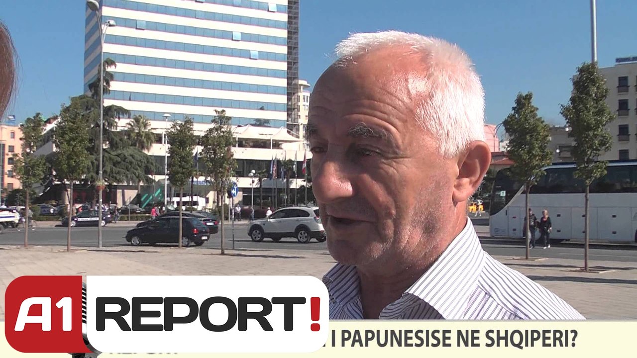 VOX REPORT- SI ESHTE NIVELI I PAPUNESISE NE SHQIPERI?