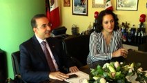 Konsulli i Nderit i Meksikës Ylli Ndroqi në Kuvajt. Vizita me ftesë të ministrit të informacionit